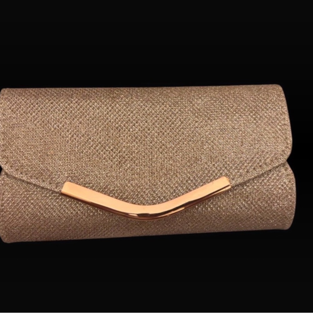 Rose Gold Clutch Bag